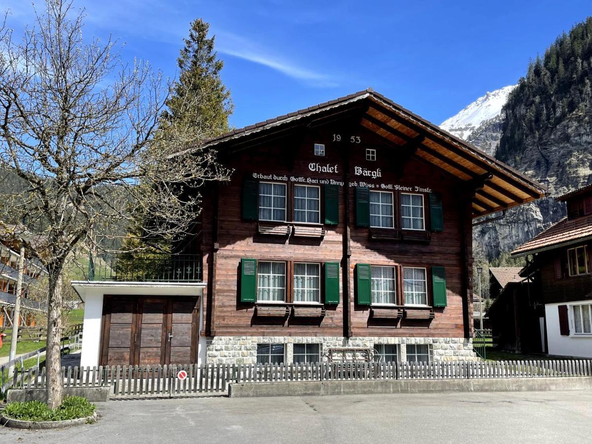 Familienferien Im Chalet Baergli Kandersteg Eksteriør billede