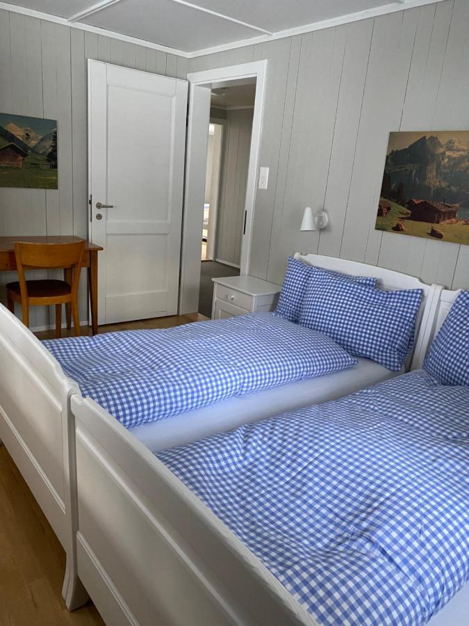 Familienferien Im Chalet Baergli Kandersteg Eksteriør billede